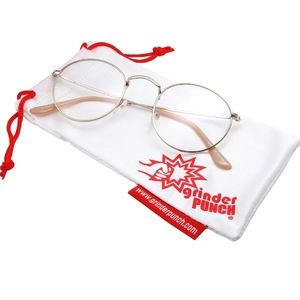 New Grinder Punch Gold Glasses